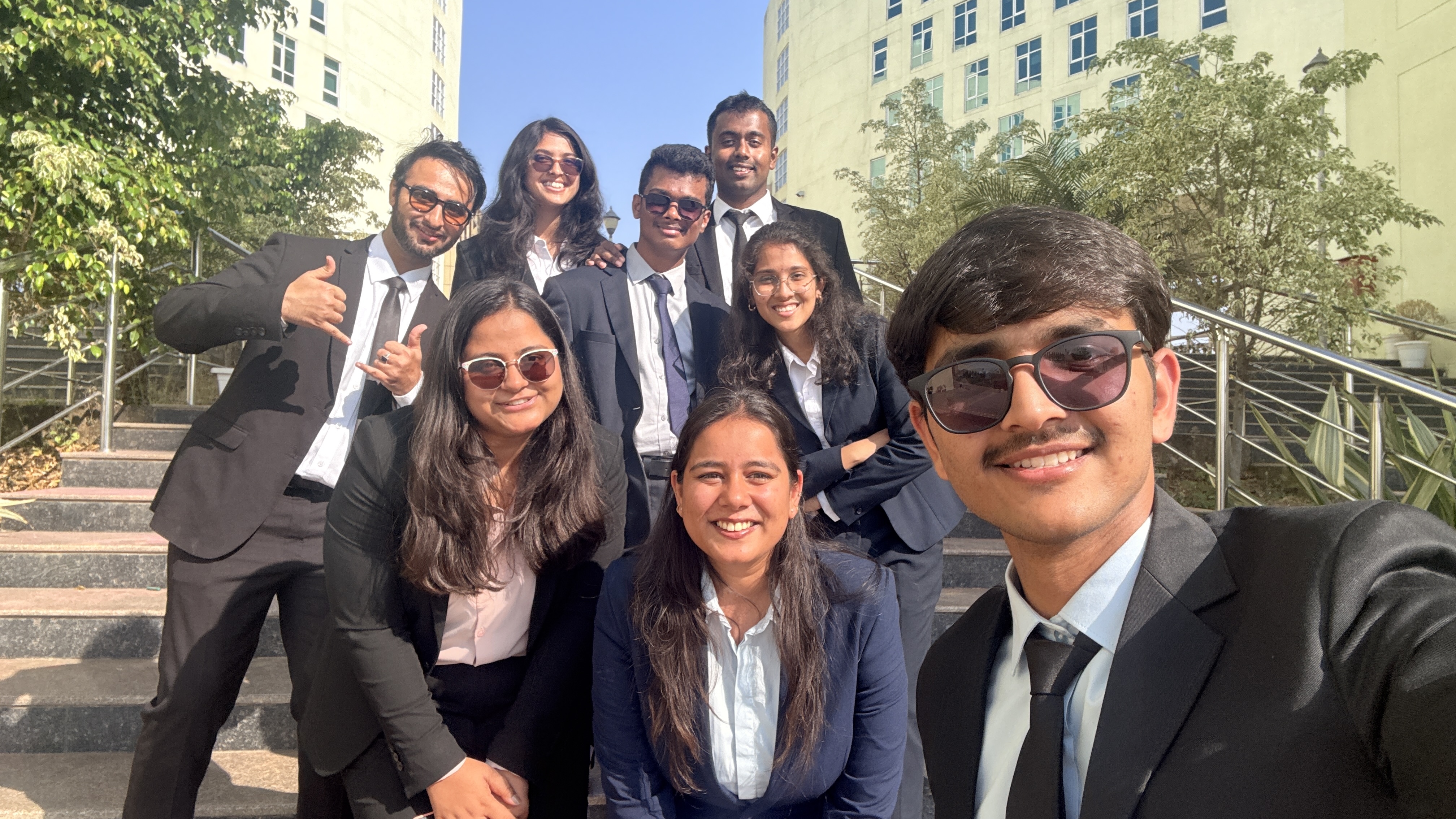 With the ARC team at IIM Ranchi