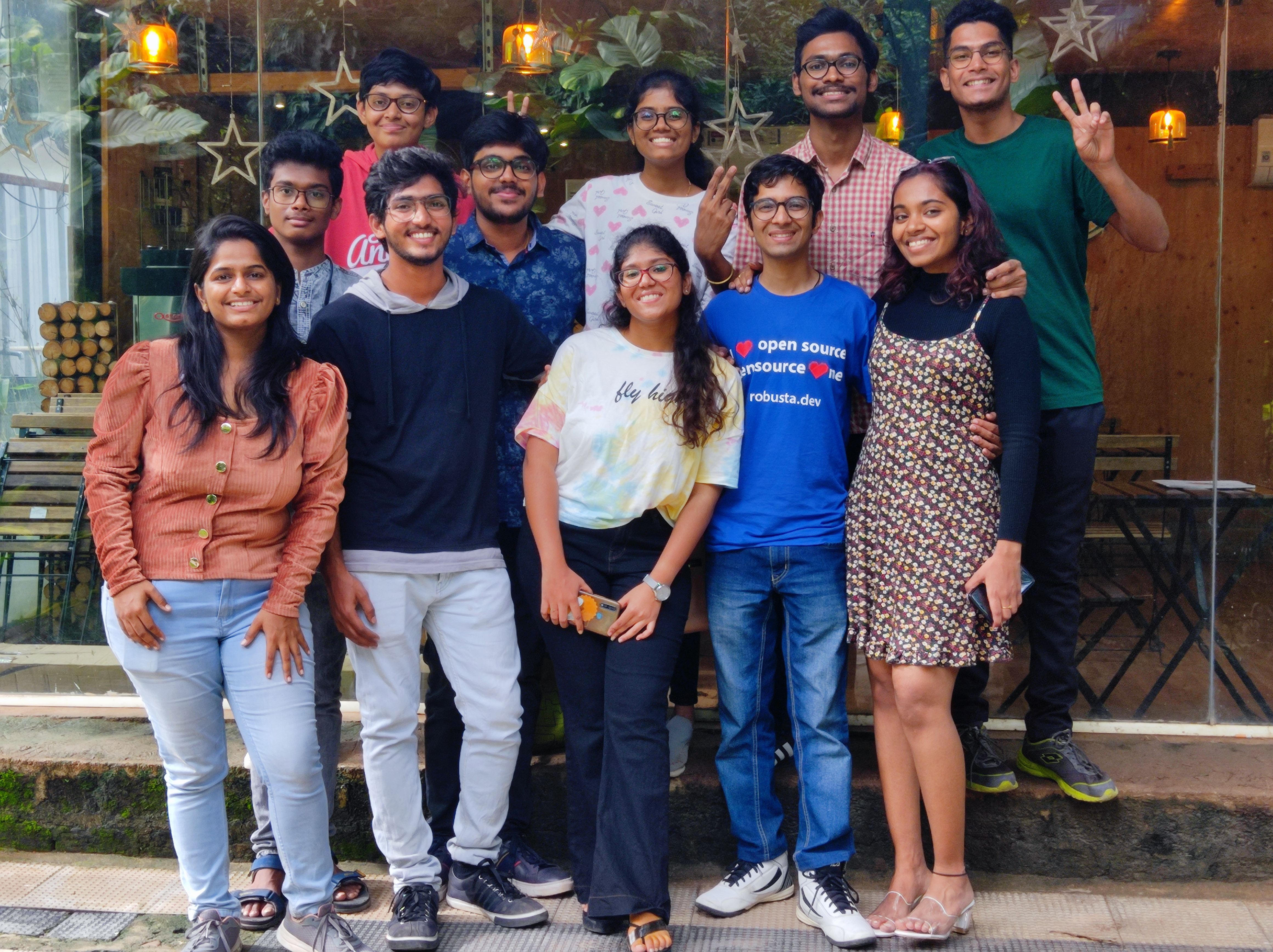 CodeDay Hyderabad after party group photo